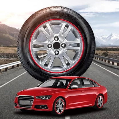 Car Wheel Rim Protector Strip 8M - Tire Guard Decorative Rubber Molding