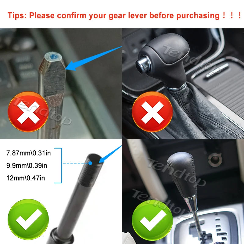 Universal Crystal LED Gear Shift Knob - 5 Speed with Lights