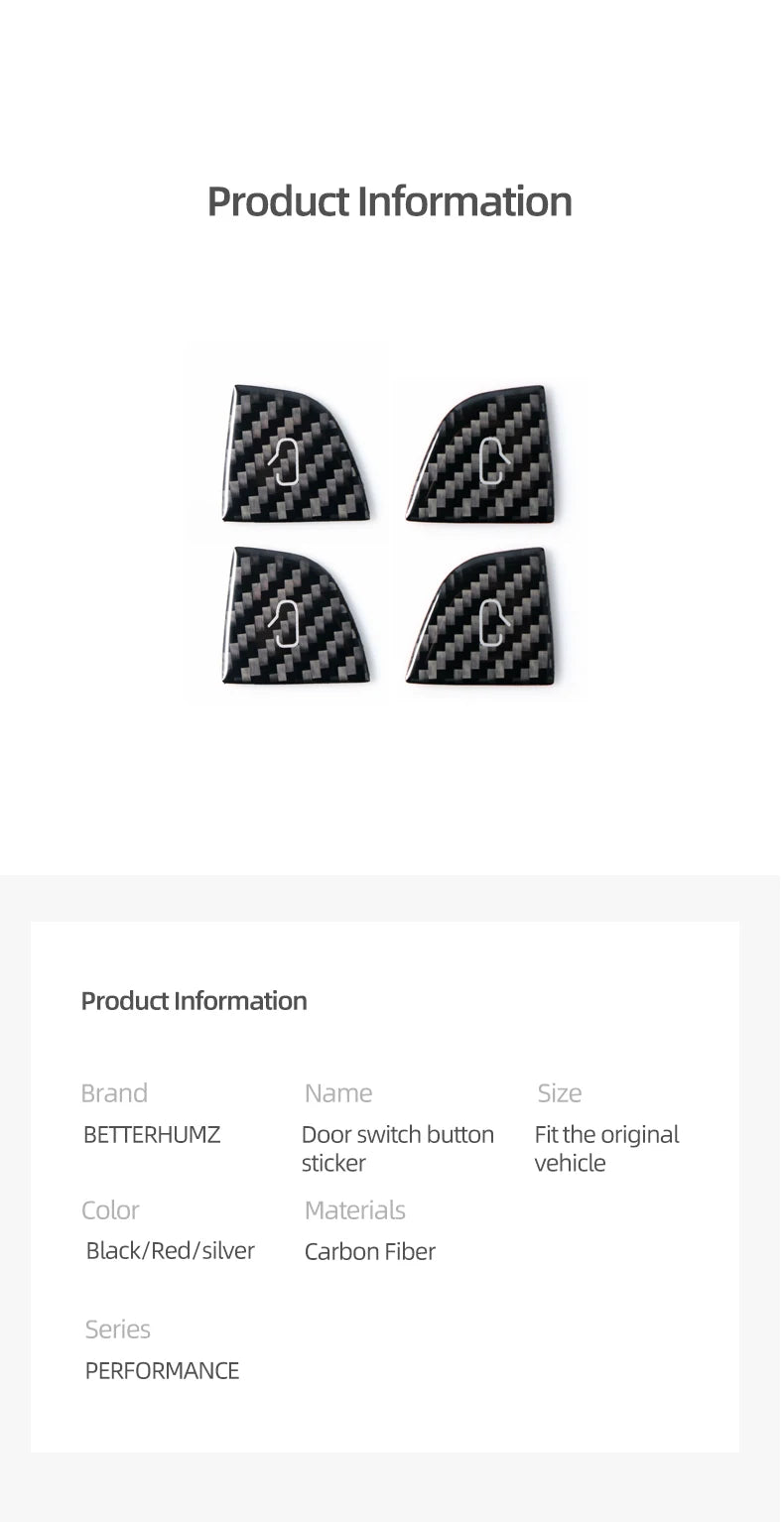 Tesla Model Y Juniper Model 3 Highland Carbon Door Switch Trim