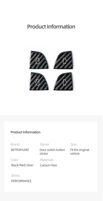 Tesla Model Y Juniper Model 3 Highland Carbon Door Switch Trim