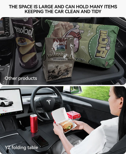 Tesla Steering Wheel Laptop Tray - Portable Office Desk for Model S/3/X/Y Highland Juniper