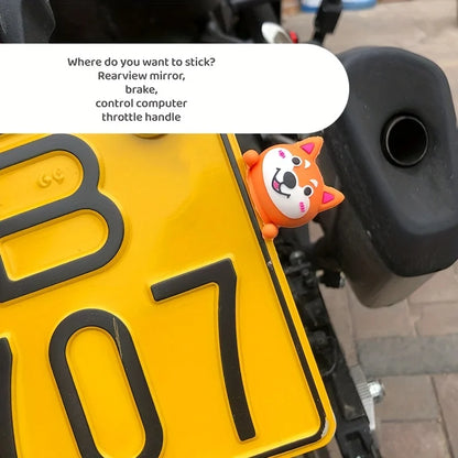 Motorcycle Decorative Dolls & Car Dashboard Stickers - Lucky Cat Ornaments