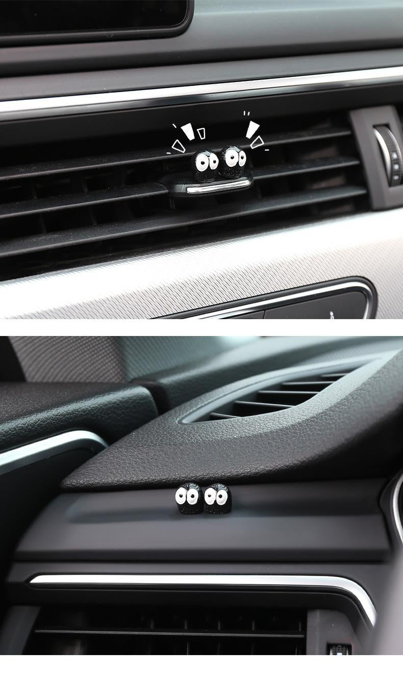 Cute Black Elf Car Interior Decoration Set - Rearview Mirror Ornaments