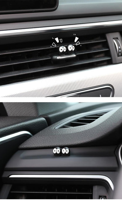 Cute Black Elf Car Interior Decoration Set - Rearview Mirror Ornaments
