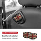 Mini Cooper Leather Rear Seat Handle Cover - R56 R55 F56 F57 Decal
