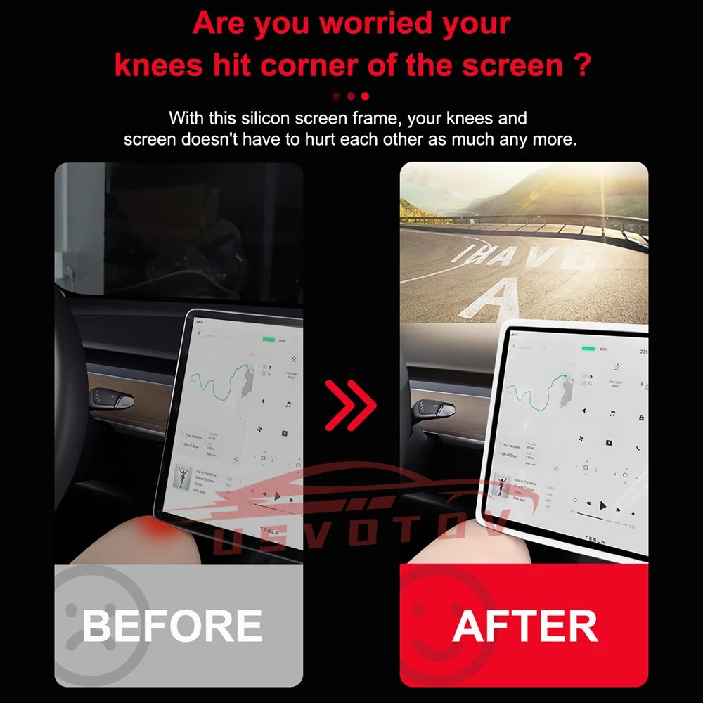 Tesla Model 3 Y Highland Screen Protector Frame - Display Cover