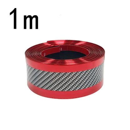 Car Door Sill Protector - Anti-Scratch Threshold Strip Carbon Fiber