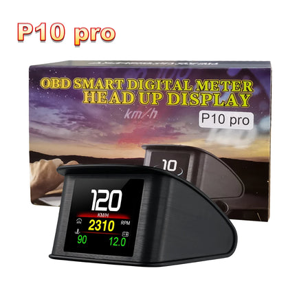 OBD2 Digital Speedometer P10 PRO Head Up Display Smart Car Computer