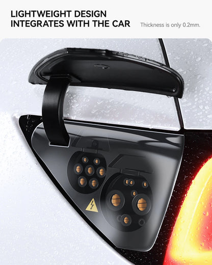 Tesla Model 3/Y Highland Juniper Charger Port Cover - Rainproof Dustproof Protection