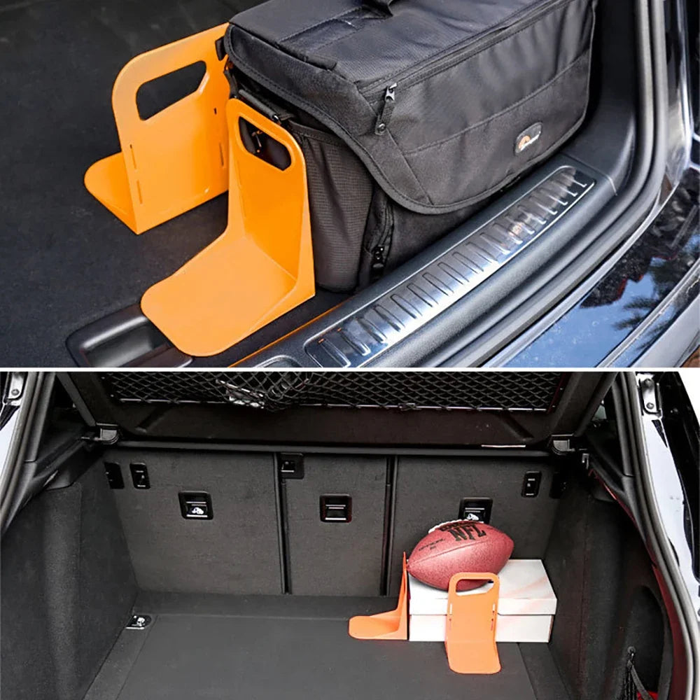 Multifunctional Car Trunk Organizer - Fixed Tool Rack Holder Luggage Box Stand Storage