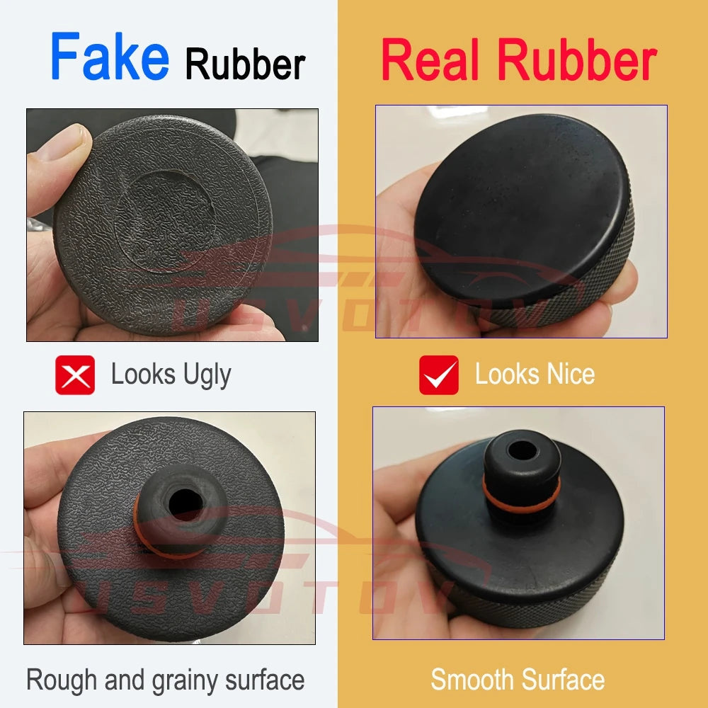 Tesla Lifting Jack Pad - Upgraded Rubber Pucks Adapter Model 3 Y S X