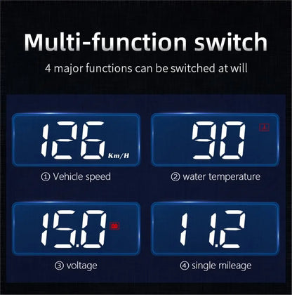 HUD Head Up Display M3 OBD2 GPS Car Speedometer Projector