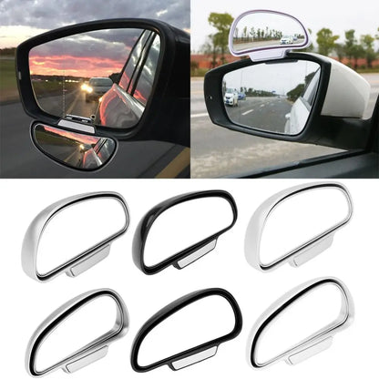 Car Blind Spot Mirror - 360° Adjustable Wide Angle