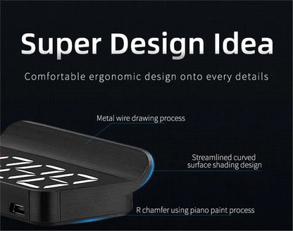 HUD Head Up Display M3 OBD2 GPS Car Speedometer Projector