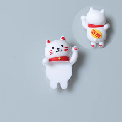 Motorcycle Decorative Dolls & Car Dashboard Stickers - Lucky Cat Ornaments