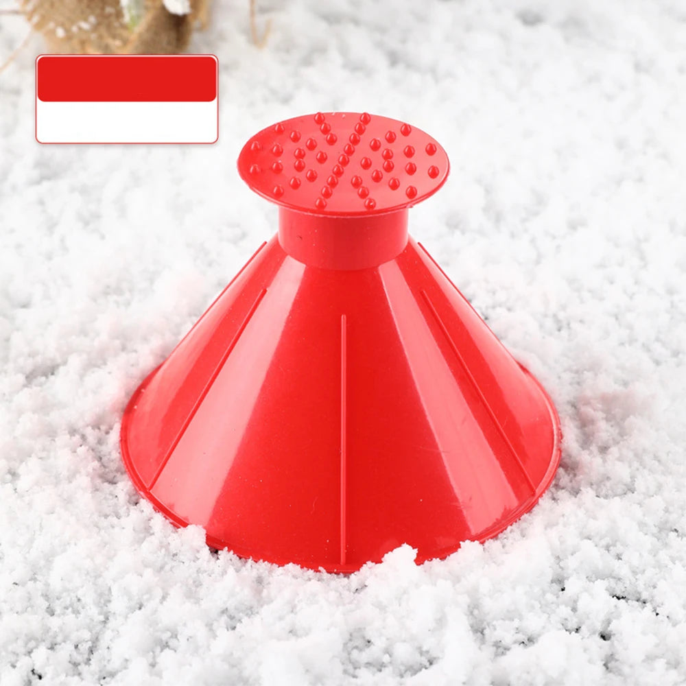 Magic Cone Ice Scraper - Winter Windshield Snow Remover Tool