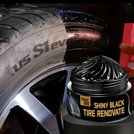 Tire Shine & Plastic Repair Paste - UV Protection 5-Minute Fix