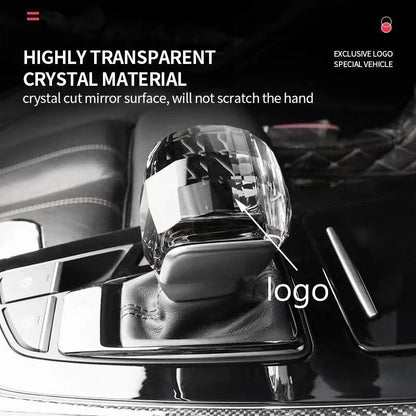 Audi Crystal Gear Shift Head Cover - Type A RS Logo for A4 A5 A6 A7