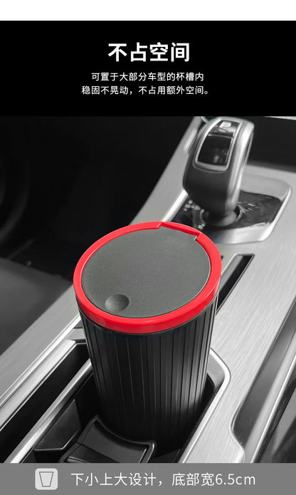 Car Trash Bin Mini - Auto Interior Garbage Container Storage Box