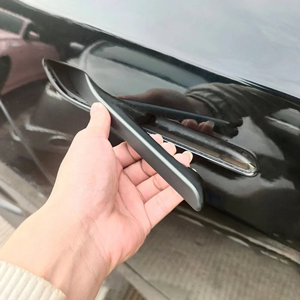 Tesla Model 3 Y Carbon Fiber Door Handle Covers - 4pcs Set
