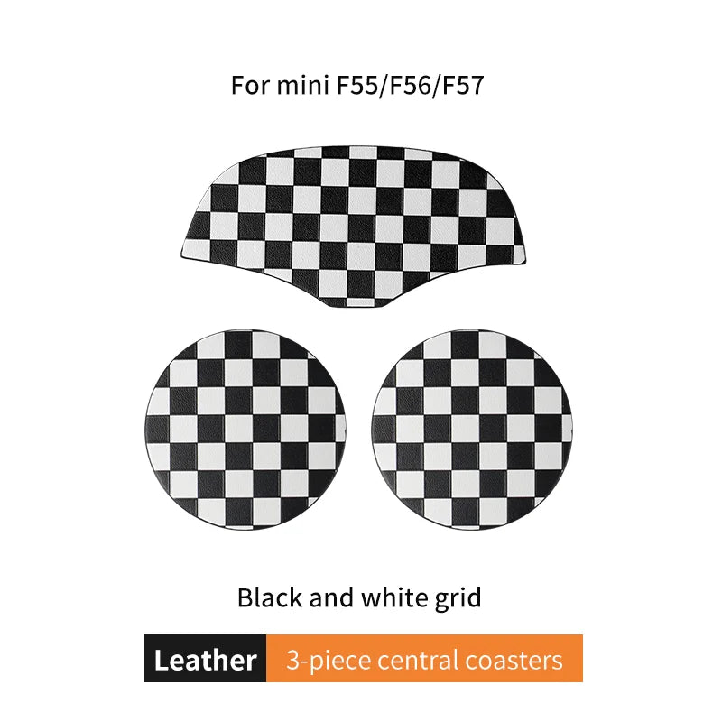 Union Jack Car Cup Holder Coaster - Mini Cooper F55 F56 F60