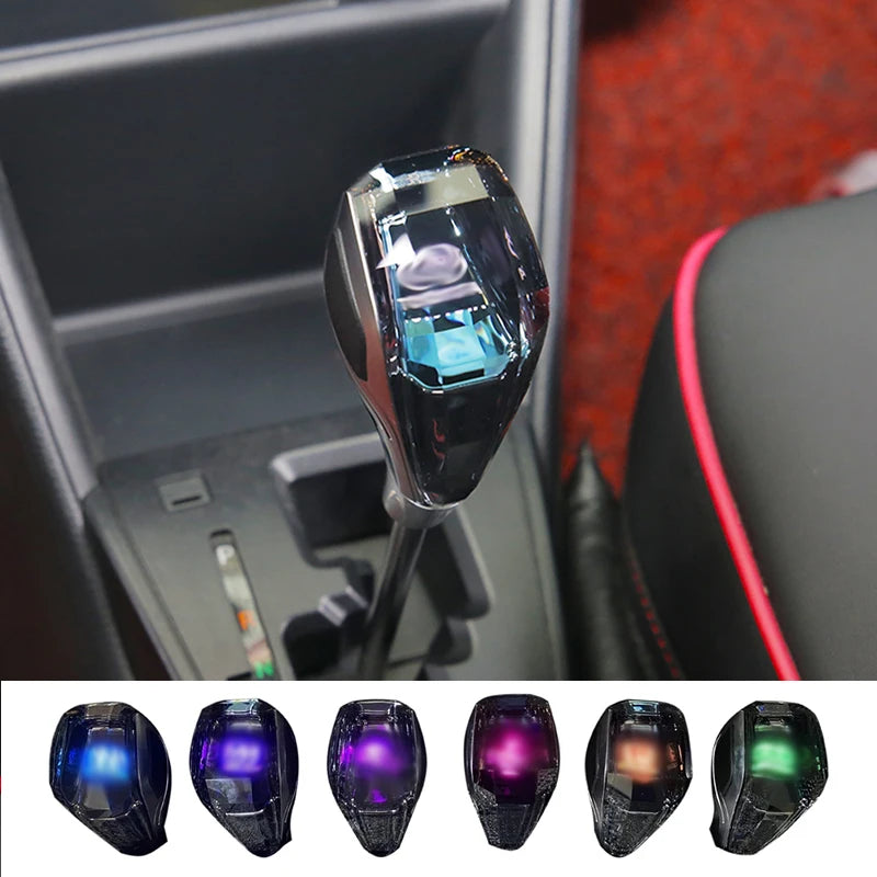 JDM Universal Crystal Gear Shift Knob - Mitsubishi Style for Toyota VW Honda