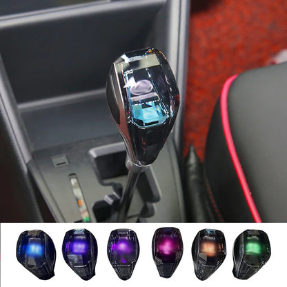 JDM Universal Crystal Gear Shift Knob - Mitsubishi Style for Toyota VW Honda