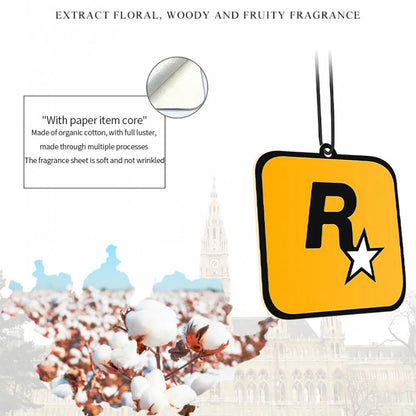 Car Rockstar Fragrance Tablets Air Freshener - Aromatherapy Pendant