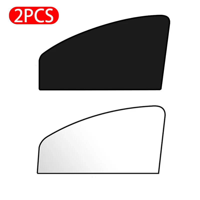 Car Side Window Sun Shade Curtains - Magnetic UV Protection 2pcs