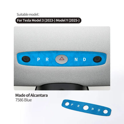 Tesla Model 3 Highland Y Alcantara Reading Light Trim 2023+ 7586 Blue