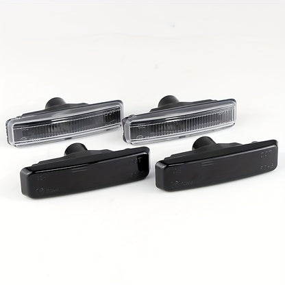 BMW E39 Fender Light Covers - 525i-540i M5 1995-2003 Black 2pcs