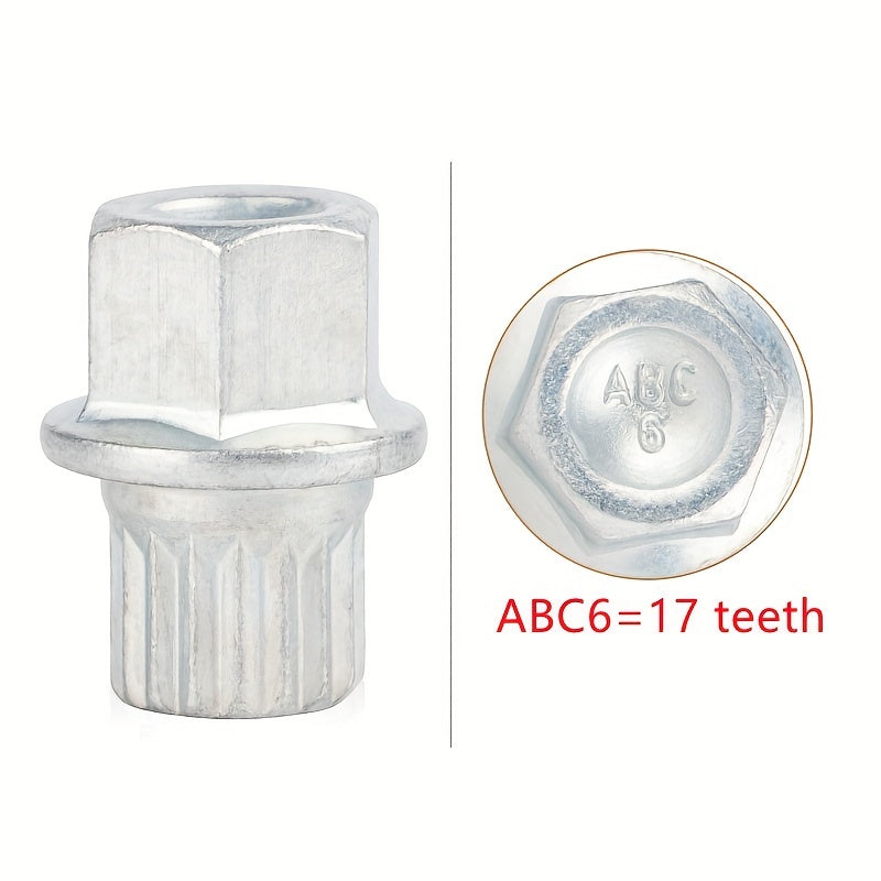 VW Audi Wheel Lock Socket Set - 21 Teeth Anti-Theft Tool ABC6=17 teeth
