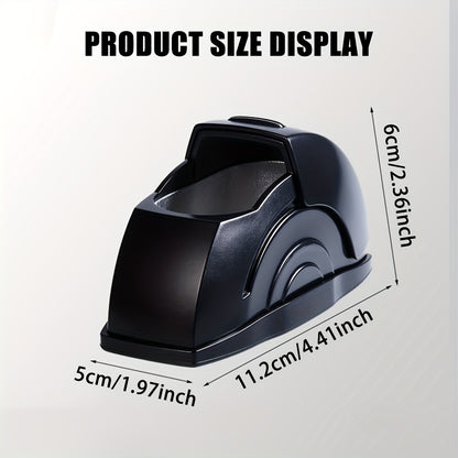 Car Ashtray with Lid - Convenient Ash Storage Container Black