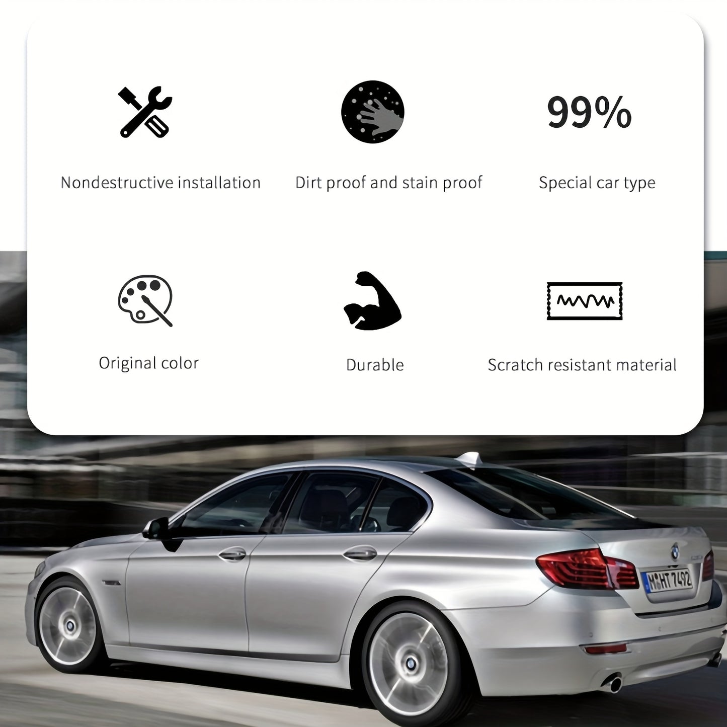 BMW 5 Series Door Handle Cover - F10 F11 F18 520i-535i 2010-17