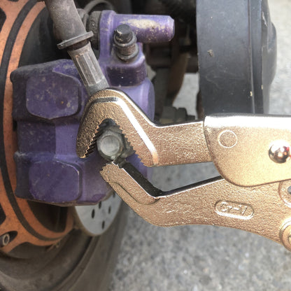 8.5 Inch Parrot Nose Locking Pliers - Adjustable Anti-Tip Rod Pliers