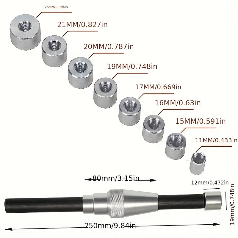 10-Piece Universal Clutch Alignment Tool Kit - 11-25mm Range