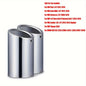 BMW VW Aluminum Exhaust Tips 2.76 Inch - Dual Pack Rust-Resistant Performance Upgrade Silvery