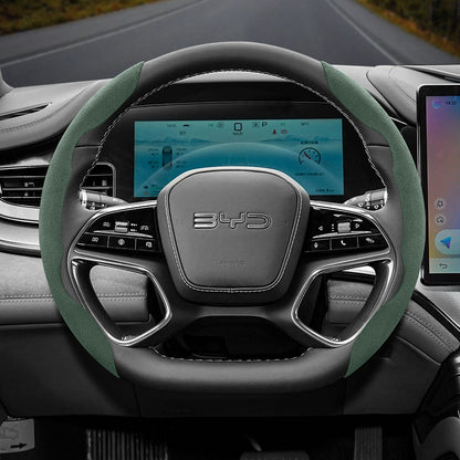 BYD Winter Anti-Slip Steering Wheel Covers - Ultra-Thin Segmented Design