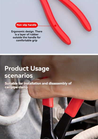 Professional Hose Clamp Pliers - High-Quality Metal Auto Repair Tool