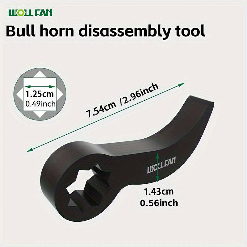 Bull Horn Half Shaft Disassembly Tool - 3/8 Drive Axle Removal Pry Bar njbzc