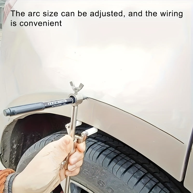 Adjustable Metal Parallel Scriber Tool - Car Body Repair Paint Guide