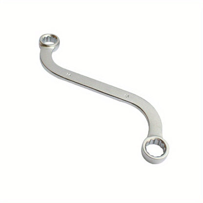 5-Piece S-Type Box End Wrench Set - 10-19mm Double-Headed Spanner Kit 14x15mm