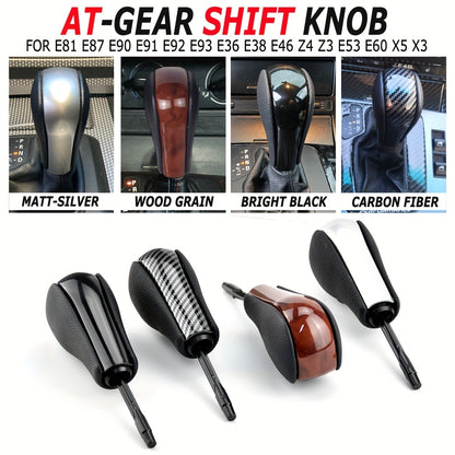BMW Gear Shift Knob E46 E60 E90 PU Leather ABS Auto Trans