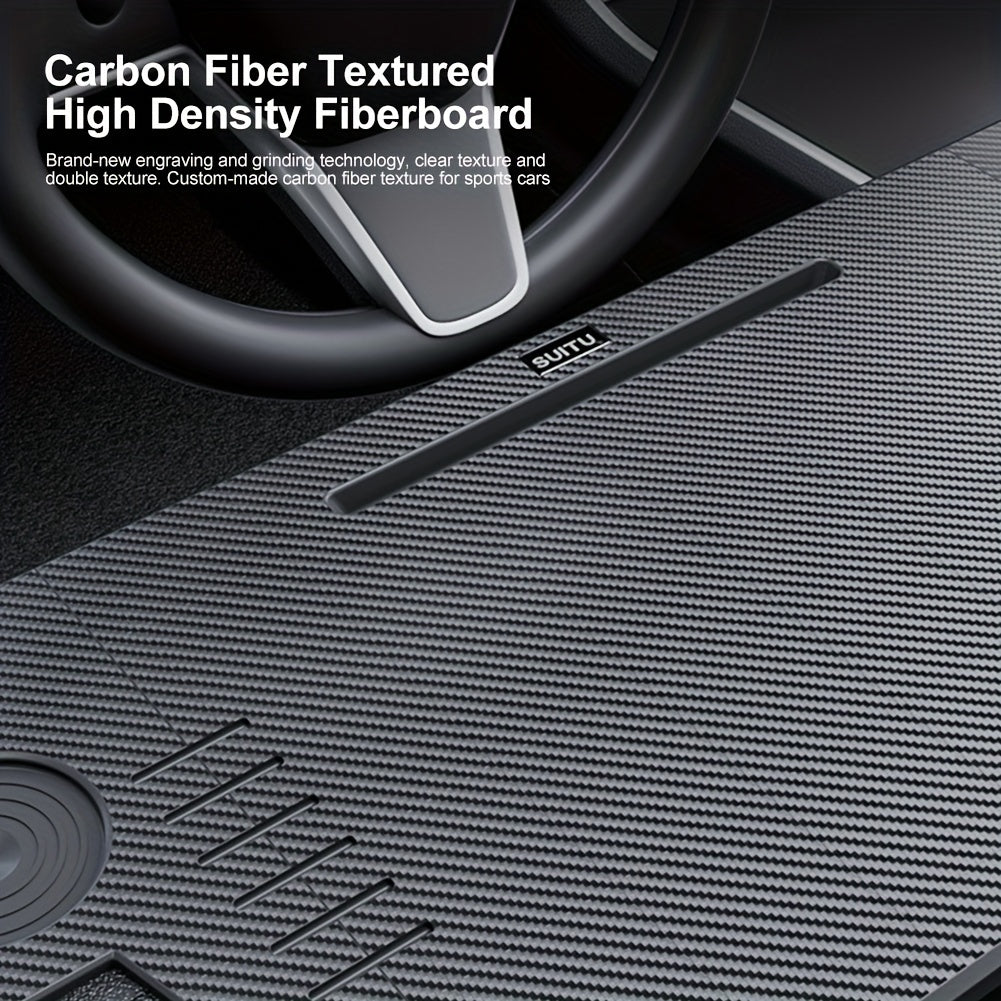 Tesla Model 3/Y Folding Travel Table - ABS Resin Seat Organizer with Laptop Tray