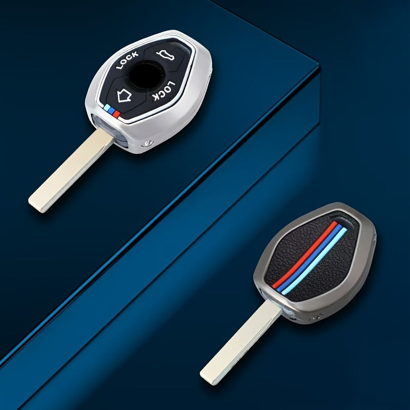 BMW Alloy Key Shell Case - X5 E53 X3 F83 E46 E39 Series 3 5 7 330i Z3 Z4 M5 325i