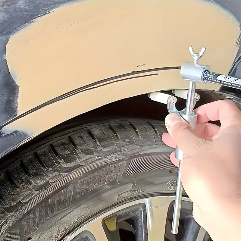 Adjustable Metal Parallel Scriber Tool - Car Body Repair Paint Guide