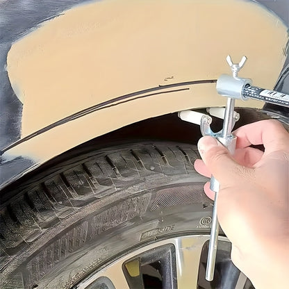 Adjustable Metal Parallel Scriber Tool - Car Body Repair Paint Guide