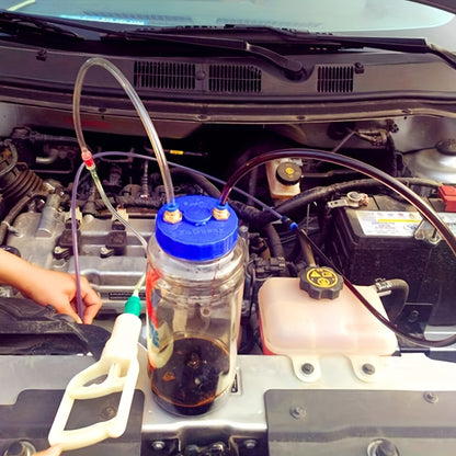 Universal Manual Oil Change Vacuum Pump - 67.63oz PE Suction Tool