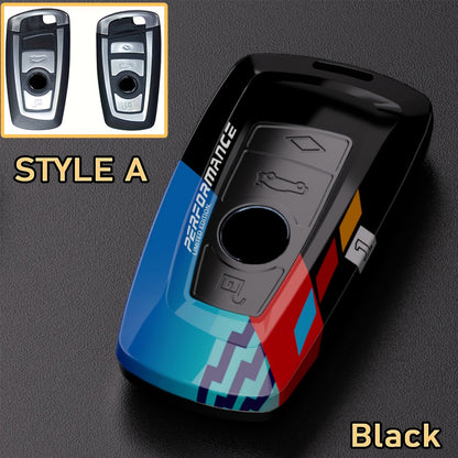 BMW ABS Key Fob Cover - 2-8 Series X1-X6 M2-M8 Protection Black-A