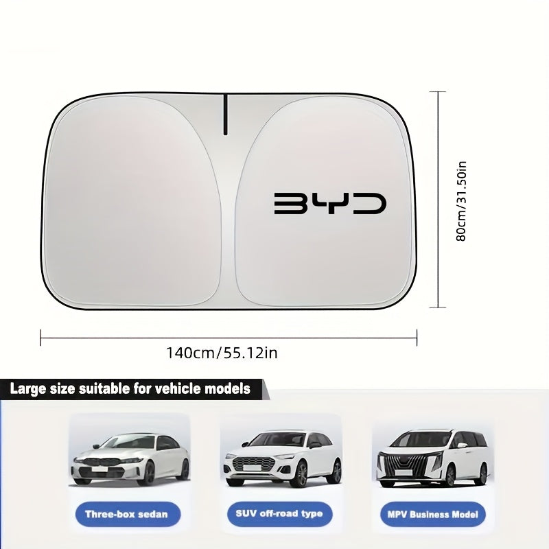 BYD Car Sunshades - Model-Specific Heat Insulation & UV Protection Curtains